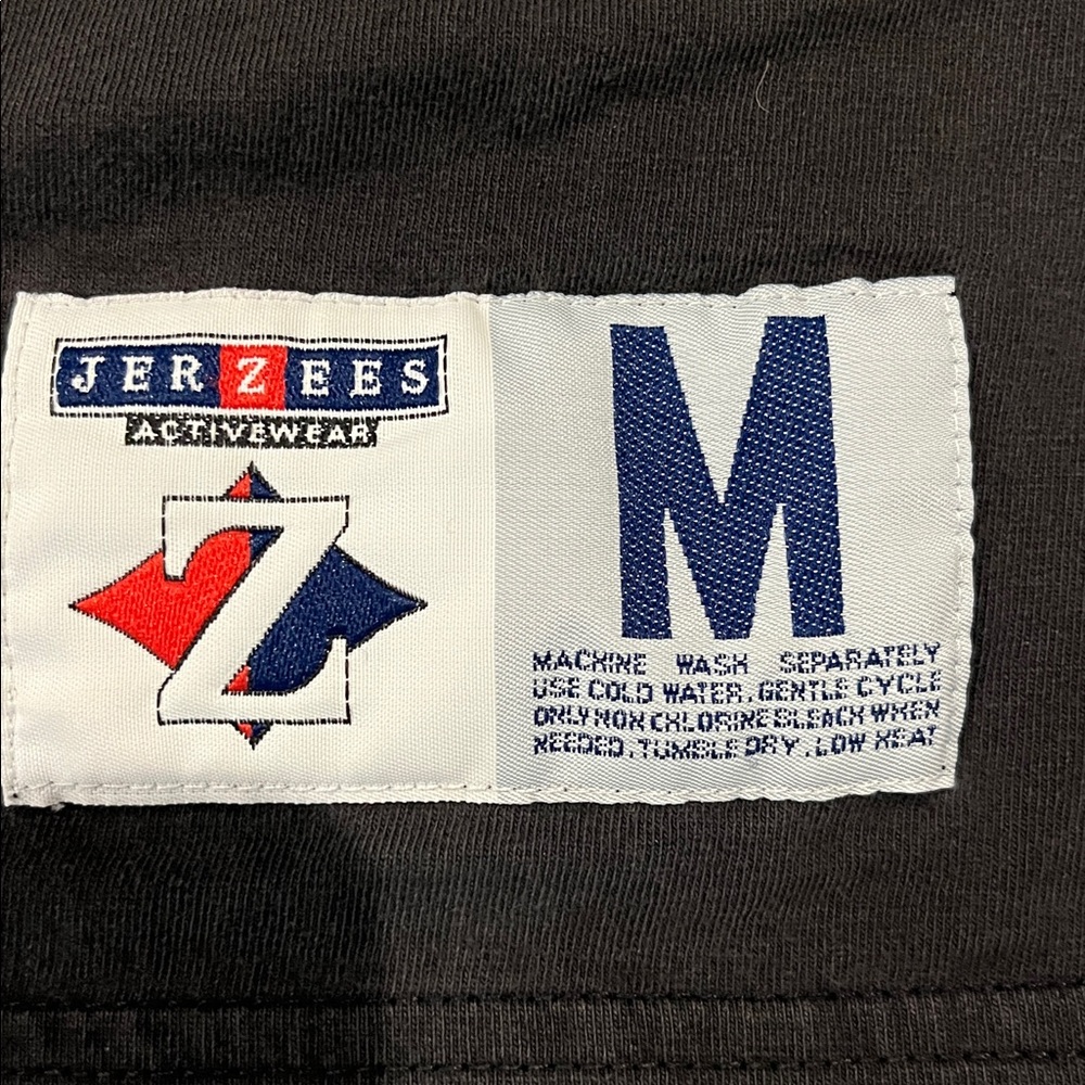 Vintage Philadelphia Eagles Jerzees Black Activewear Shirt - Picture 2 of 3